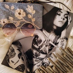 Fred and Basha beaded wristlet